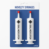 Oversized Halloween Novelty Syringes - Costume Accessory, 2-Pack